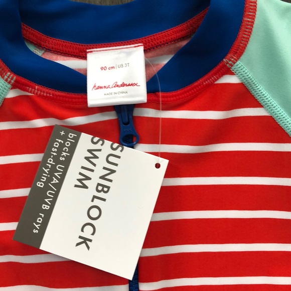 Hanna Andersson Hanna Rash Guard baby’s Suit. - Picture 3 of 7